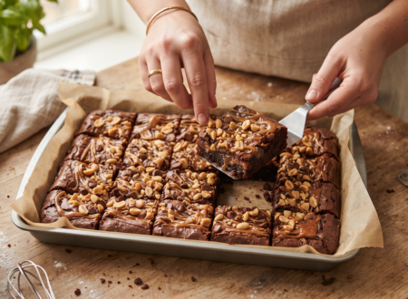 snickers brownies