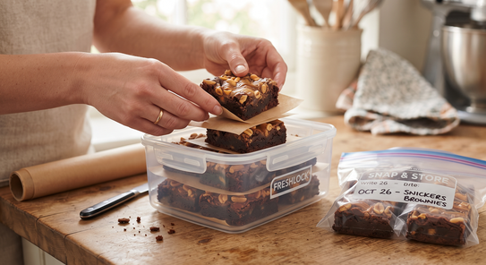 snickers brownies
