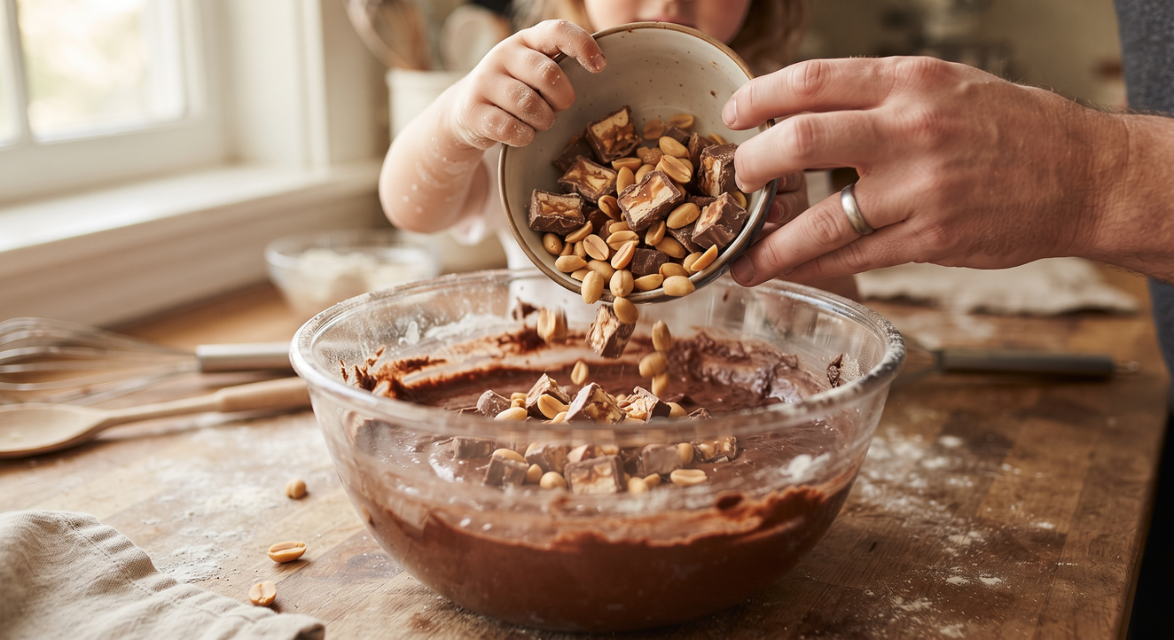 Snickers brownies